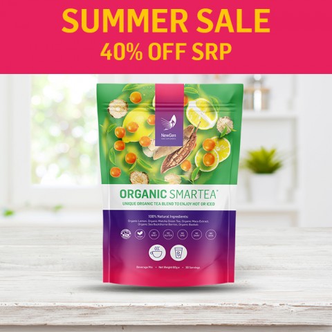 Organic Smartea - Summer sale saving 27% off our SRP